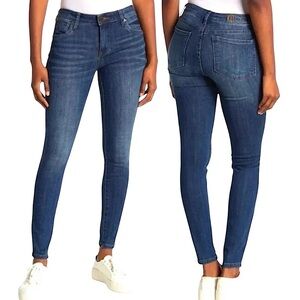 Kut From The Kloth 22W Toothpick Skinny Denim Blue Jeans Plus Size Stretch